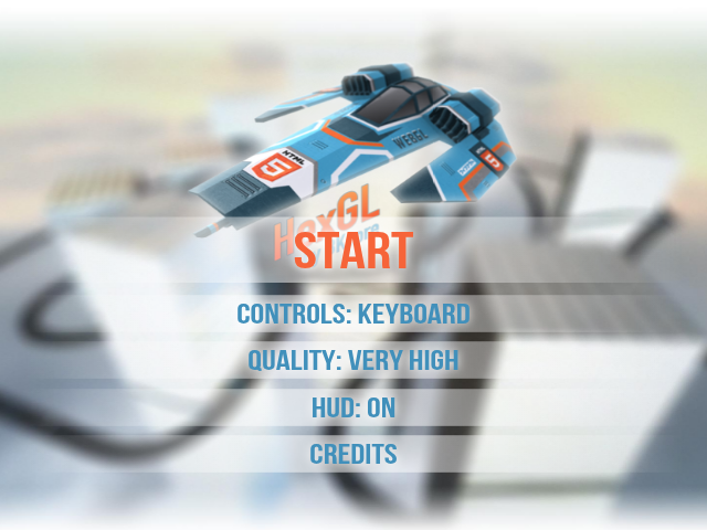 HexGL game screenshot