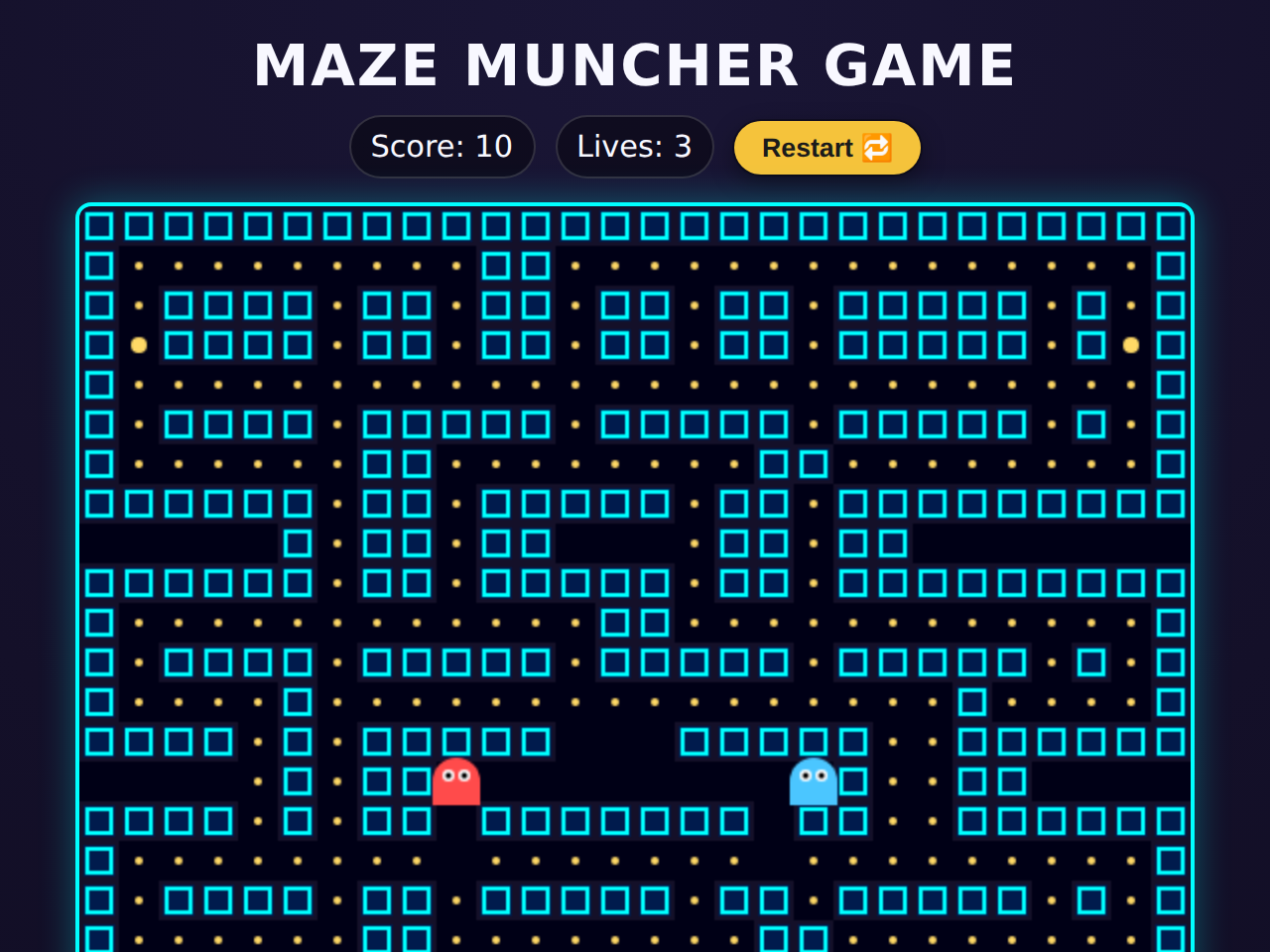 Maze Muncher game screenshot